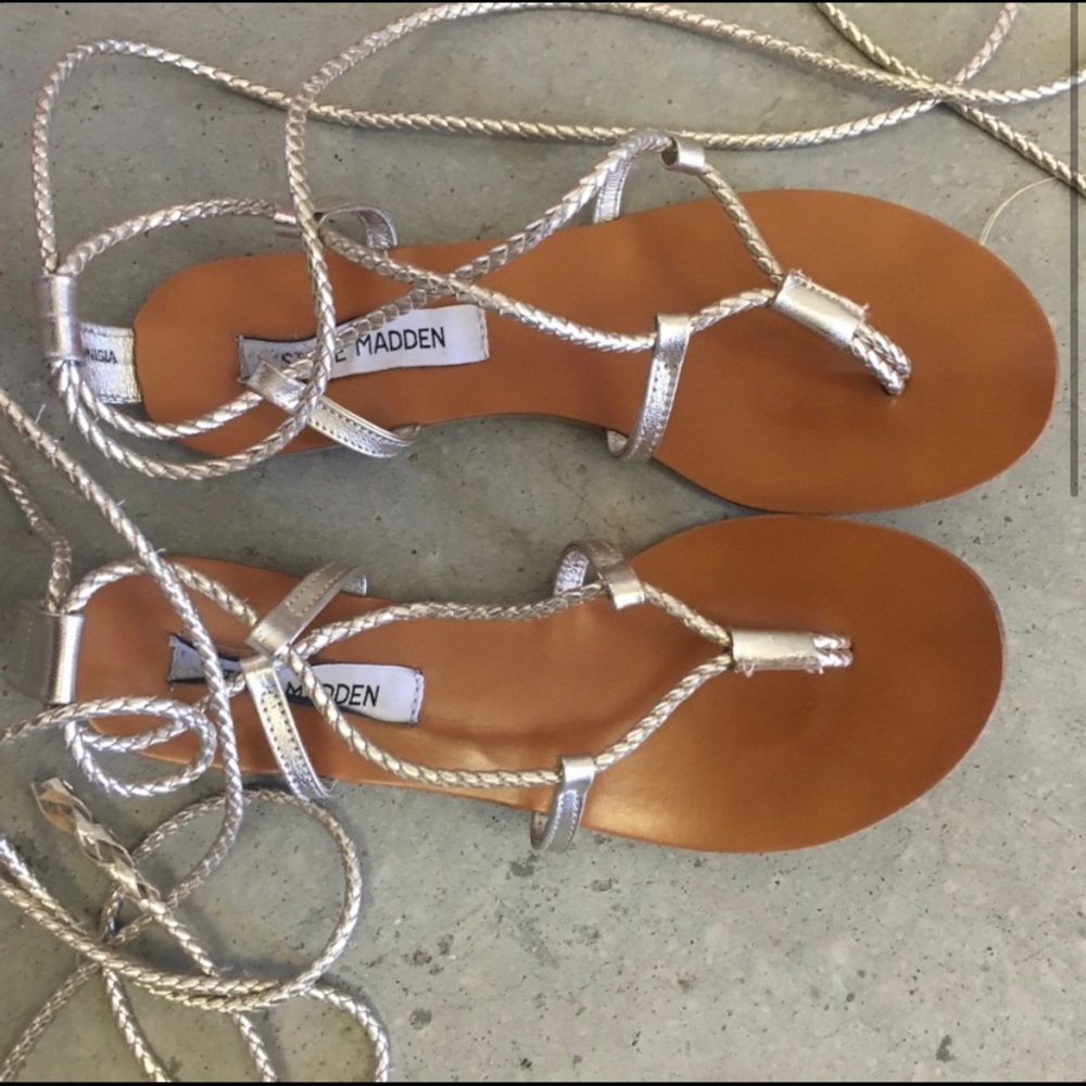 Steve Madden lace up sandals